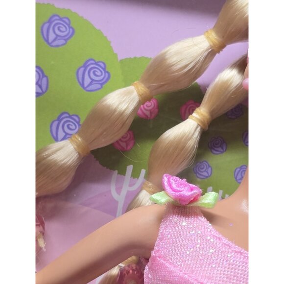 Rose Princess Blonde Barbie Doll Mattel 2000- New In Box - Picture 7 of 16